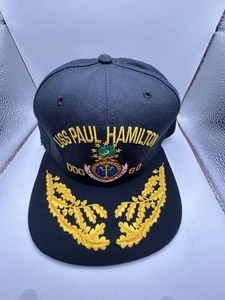 Gorra de béisbol USS Paul Hamilton DDG-60 talla única cierre a presión H-63c - Imagen 1 de 3