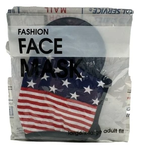 USA FACE MASK RED WHITE BLUE - Picture 1 of 2