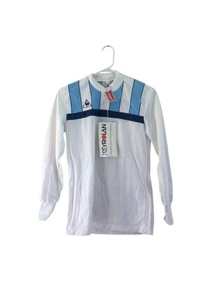 Camiseta de fútbol vintage le coq sportif manga larga para hombre talla pequeña nueva con etiquetas años 80 Foto 1 de 4