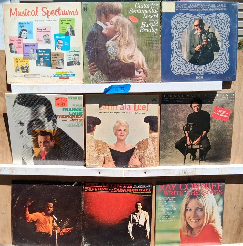 10 Album Lot~ 50s 60s Pop/Jazz ~ Vinyl Album ~~~ Lot G 12 - Image 1 of 1