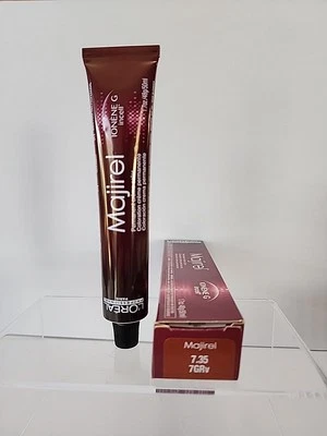 Tinte de cabello L'Oreal Majirel 7,35/7GRv color permanente nuevo en caja Foto 1 de 2