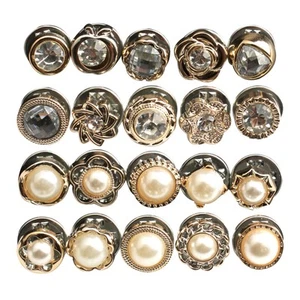 40 Piezas Botones de Perla Snap Cierre Kit Botones Decorativos Snap - Imagen 1 de 12