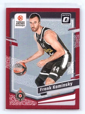 Frank Kaminsky 2023-24 Donruss EuroLeague #111 Optic Red #/99 - Image 1 of 2