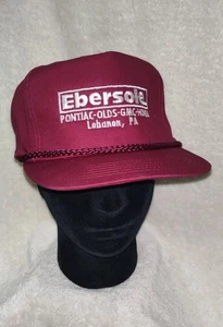 Vintage Ebersole Autohändler Snapback Mütze Pontiac Oldsmobile GMC Honda Libanon PA - Bild 1 von 7
