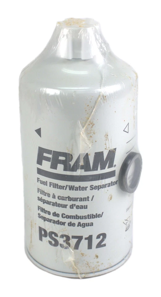 Separador de agua combustible Fram para camión Kenworth C500 W900 1981-2015 identificación de pieza PS3712 Foto 1 de 4