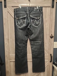 Jeans Pepe Jeans Vintage Y2K Negros Talla 38x34 Para Hombre Bolsillos Tachonados Sueltos - Imagen 1 de 7