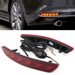 2x Luce Freno Paraurti Posteriore Dinamica Segnale Direzione Adatto Mazda3 Axela 2019-2021 - Foto 1 di 12