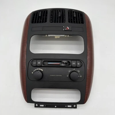 Dodge Caravan Chrysler Town & Country 2001-2007 control de clima tablero bisel moldura Foto 1 de 3