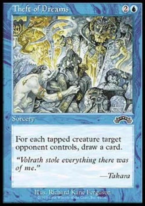 Theft of Dreams - Medium Play MTG Exodus - Image 1 of 1