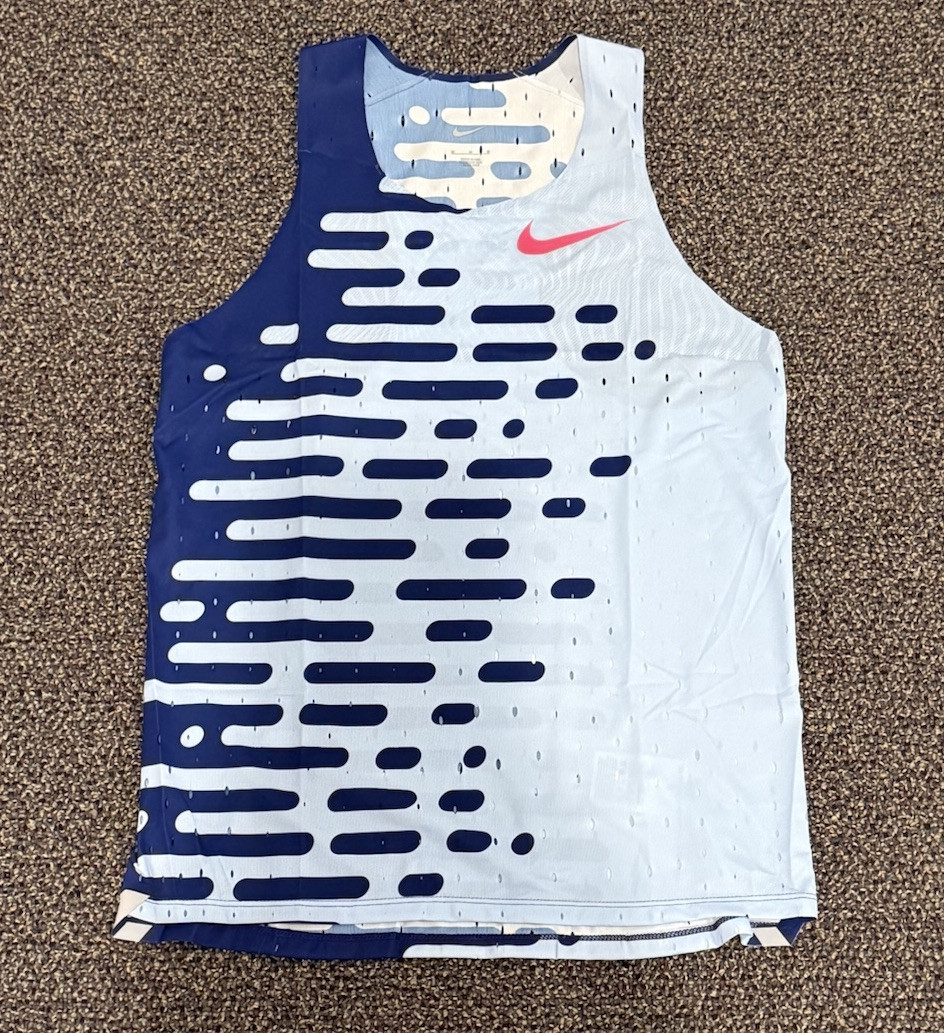 NIKE PRO ELITE AEROSWIFT シングレット S Nike Pro Elite Aeroswift Running Singlet Blue/Green Mens
