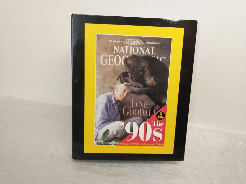 National Geographic Magazine The 90's Jane Goodall 3 Discs Set - Computer CD-Rom - Image 1 of 4