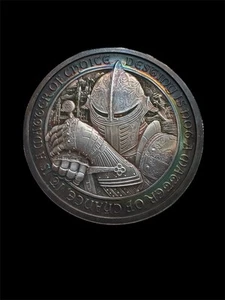 Destiny Series Coin The Raven/Knight 2 oz .999, Nice Toning, Free Shipping Lot2 - Picture 1 of 2