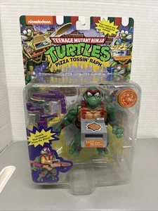Figura de acción TMNT Pizza Tossin’ Raphael Teenage Mutant Ninja Turtles Playmates - Imagen 1 de 4