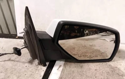 2014-2019 Chevy Silverado 1500 Right Passenger Side View Door Mirror White Foto 1 de 4