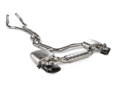 Akrapovič S-AU/T/2H Evolution Line Titanium CatBack para 23-25 Audi RS6 Avant/RS7 Foto 1 de 4