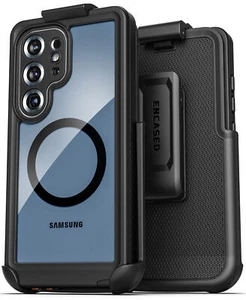 Samsung Galaxy S25 Ultra Waterproof Case with Belt Clip Holster - Picture 1 of 9