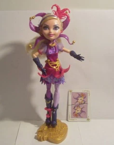 EVER AFTER HIGH WAY TO WONDERLAND COURTLY JESTER DOLL WITH ACCESSORIES Stand - Picture 1 of 2