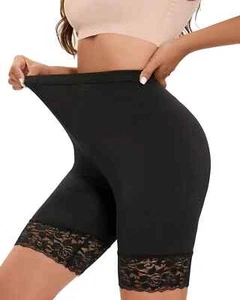 Anti Chafing Shorts Women Womens Slip Shorts for Under Dresses (Black,Size:M) - Picture 1 of 6