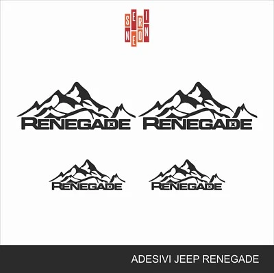 Kit adesivi stickers JEEP RENEGADE - Imagen 1 de 2