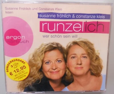 Runzelich Wer schön sein will Hörbuch 3xCD Susanne Fröhlich Constanze Kleis 1439 - Bild 1 von 3
