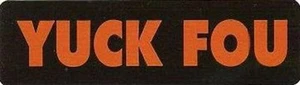 Motorcycle Sticker for Helmets or toolbox #527 Yuck Fou - Picture 1 of 1