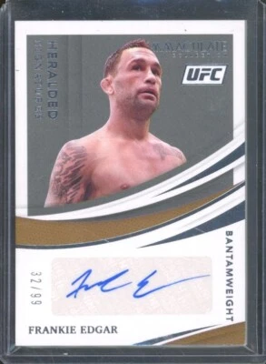 2021 Immaculate Collection FRANKIE EDGAR #HS-FEG Heralded Signatures Auto /99 - Image 1 of 2