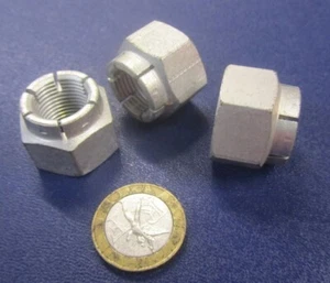 Cadmium Plated FlexLoc Hex Nut RH, 5/8"-18 x 15/16" W x 49/64" H, 3 Pc - Picture 1 of 15