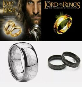 Lord of the Rings, Size 6,Men's Silver Stainless Steel Polished Band/Ring, NEW!