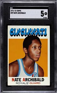 1971-72 Topps #29 Nate Archibald SGC 5 - Picture 1 of 2