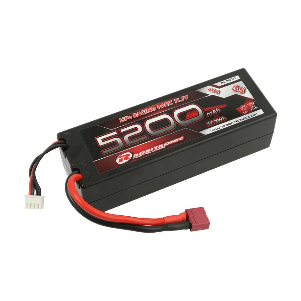 ROBITRONIC LiPo batteria 5200mah 3s 40c T-plug R05237  - Immagine 1 di 1
