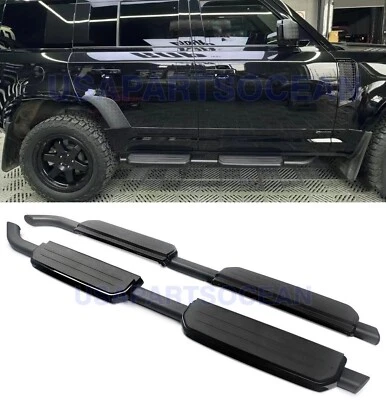 2 подножки подходят для боковых порогов Land Rover Defender 110 2020-2025 силовые пороги - Изображение 1 из 4