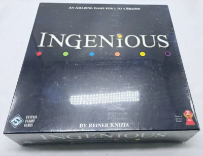 INGENIOUS An Amazing Board Game by Reiner Knizia for 1-4 Brains NEW/SEALED, 2004 - Image 1 of 3