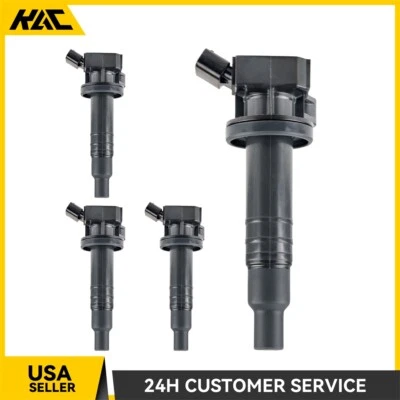 4 pack Ignition coil For 1999-2008 Toyota Corolla 2003-2008 Toyota Matrix - Image 1 of 4