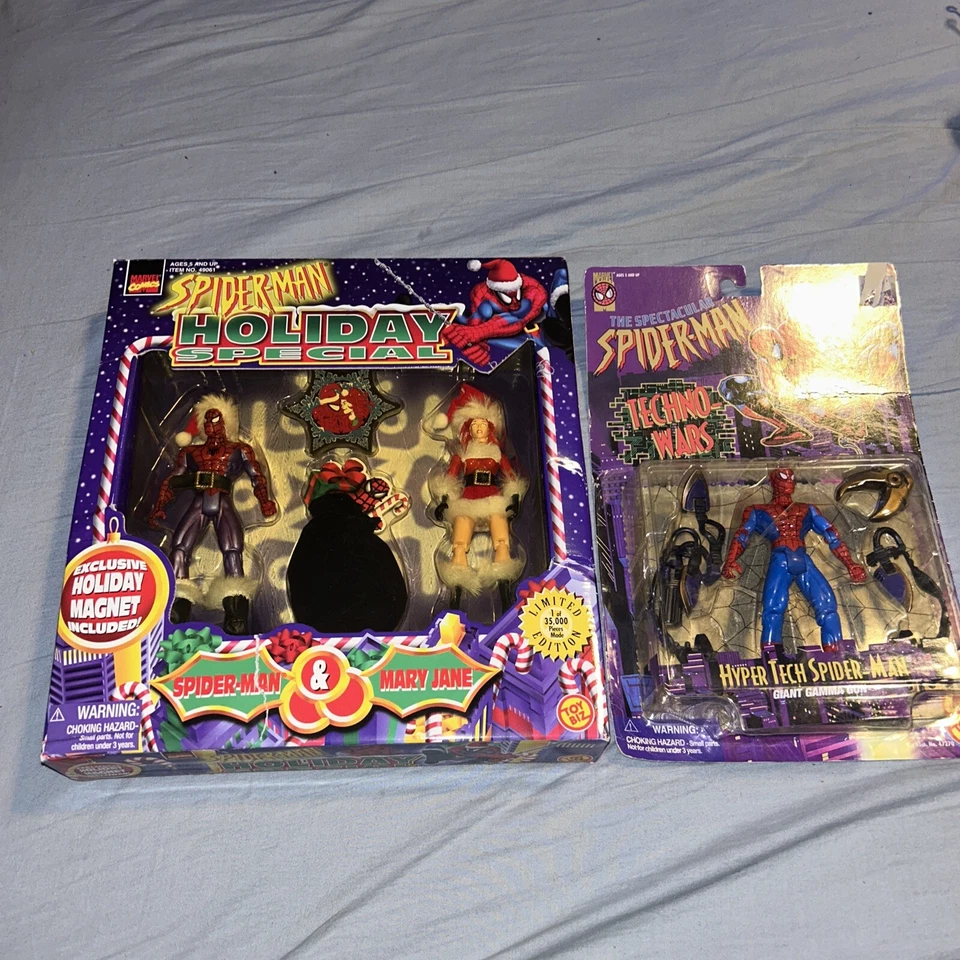 NUEVO 1997 MARVEL SPIDER-MAN MARY JANE VACACIONES ESPECIAL DE NAVIDAD E Hyper Tech Foto 1 de 4