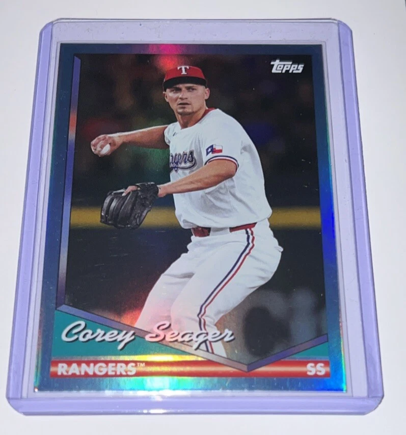 2024 Topps Archives Corey Seager Blue  Foil #17/25 Texas Rangers #263 - Image 1 of 2