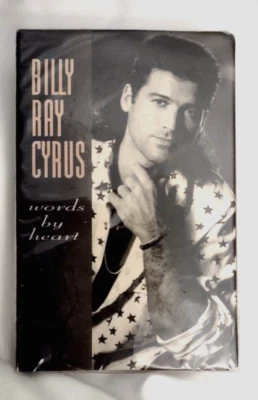 Billy Ray Cyrus Cassette Tape Single Words By Heart Throwin' Stones 1993 NEW Foto 1 de 4