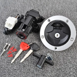 Ignition Switch Fuel Gas Cap Seat Lock For Kawasaki Ninja 650 EX650 2012-2016 - Foto 1 di 12