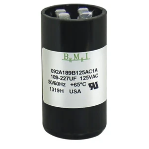 USA 189-227 uF 110-125 VAC 50/60Hz Start Capacitor Replaces CPT01767 - Picture 1 of 3