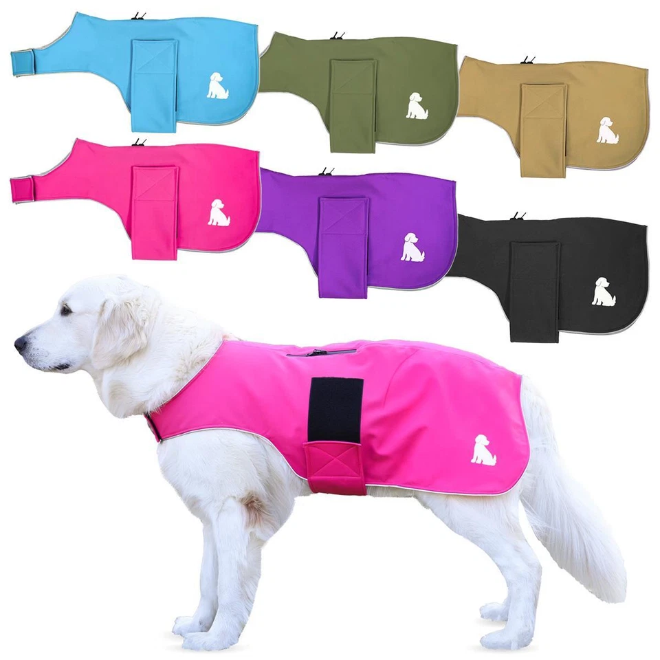 Hundemantel Softshell Wasserfest Winddicht  Klettverschluss MS-Trachten - Bild 1 von 4