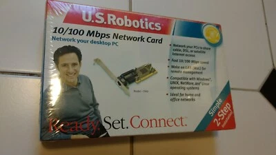 US Robotics Model 7900 10/100 Mbps Network Card Brand New Sealed - Image 1 of 4