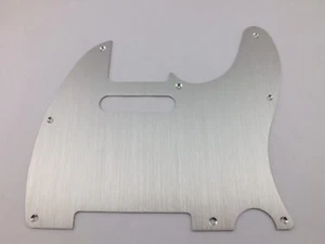 Golpeador ANODIZADO ALUMINIO CEPILLADO TELECASTER PLACA RASCADORA para guardabarros 3 cols - Imagen 1 de 12