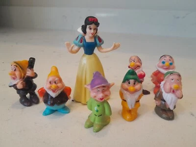 Figuras de colección Blancanieves siete enanitos adornos para pasteles niños pastel de cumpleaños  Foto 1 de 4