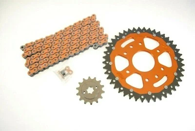 Kettensatz RK Chain  ZF Kettenrad  für KTM Duke / RC 125 200 390 2013-2024 - Bild 1 von 4
