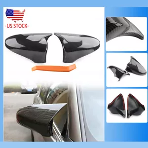 Carbon Mirror Cap Cover For Lexus IS RC GS 200 300 350 450 RC F SPORT 2014-2019 - Foto 1 di 9