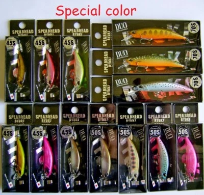 DUO Spearhead RYUKI 45S,50S,70S Limited Angeln,Japan Wobbler, K1der, Forele, NEW - Bild 1 von 4