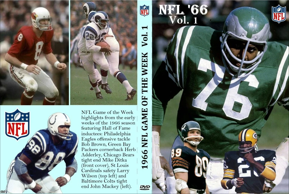 1966 NFL Game of the Week highlights 3 Vols 4 DVDs each *please read description - Image 1 of 3