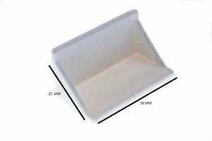 Knockdown Fitting Furniture Corner Joint White 20 X 38mm Pack Of 10 - Bild 1 von 1