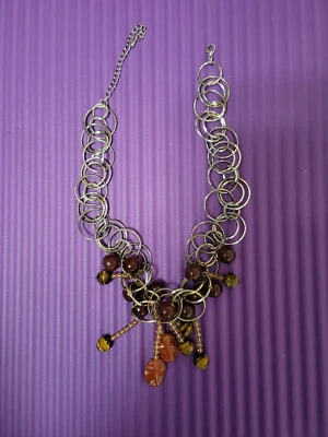 COLLAR ANTROPOLOGIE TALLA ÚNICA ORO/MULTICOLOR Foto 1 de 3