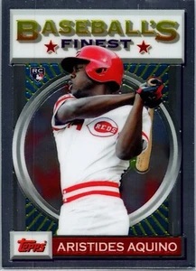 2020 Topps Finest Flashbacks Aristides Aquino #71 Rookie RC Rookie - Picture 1 of 2