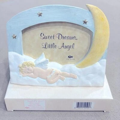 Vintage Russ Painted Photo Frame Angels Of Love "Sweet Dreams, Little Angel" NIB - Image 1 of 4